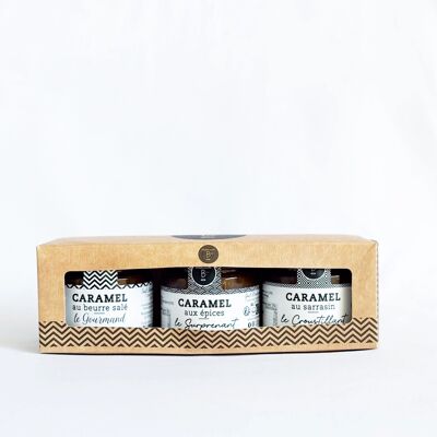 Trilogia di caramelle croccanti, gourmet e sorprendenti