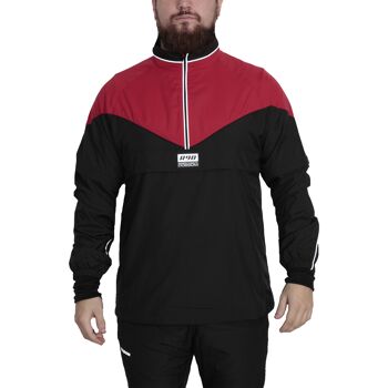 R90 Classic Jkt Noir / Rouge 2