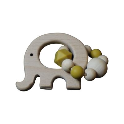 MUSTARD YELLOW teething ring