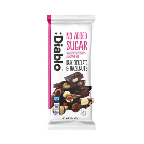 Sugar Free Dark Chocolate with Hazelnut