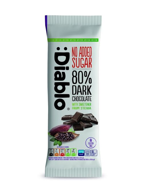 No Added Sugar Dark Chocolate 80%