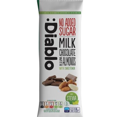 :Diablo Stevia Milk Chocolate with Almond