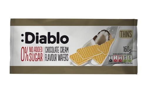 WAFERS COCONUT FLAVOUR 0% sugars added