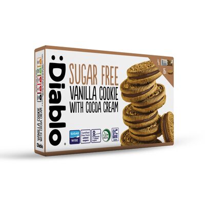 SF Vanilla Sandwich Cookies mit Kakaocreme 176g