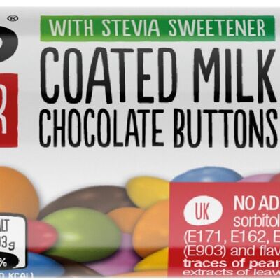Milchschokolade Button 22g Ohne Zuckerzusatz (Stevia)
