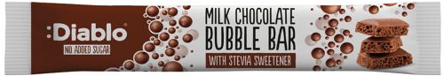 No Addded Sugar Milk Chocolate Bubble Bar