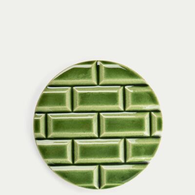 Rivoli soap dish lutèce green