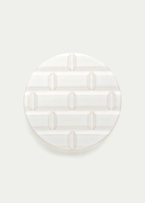 Rivoli white meudon soap dish