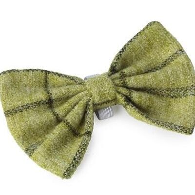 Green Tweed Bow Tie