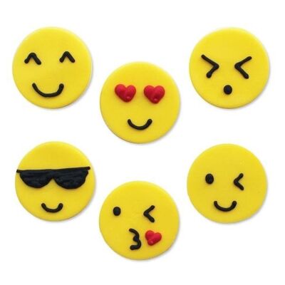 Toppers de Sugarcraft de Emojions