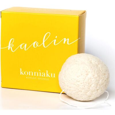 Konjac sponge kaolin