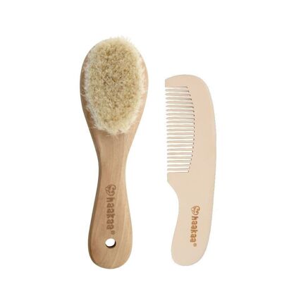 Baby hairbrush + comb set
