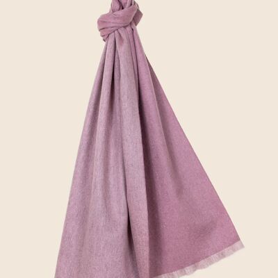 Timeless Reversible Cashmere Scarf Rose