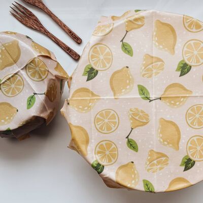 Vegan Food Wrap - Lemon Pink__default