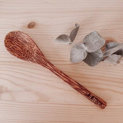 Coconut Spoon, recycled wood__default