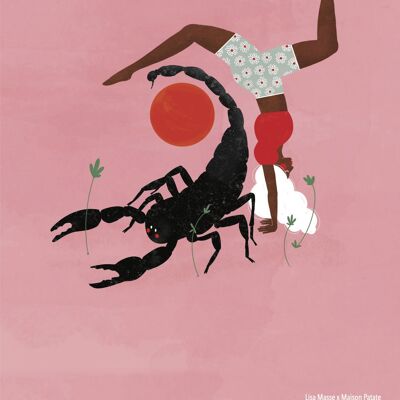 Affiche A4 Scorpion- Edition limitée
