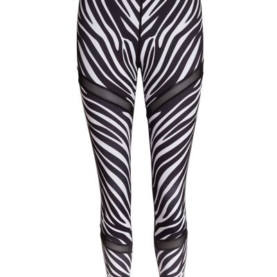 Africa Dream Zebra Print Yoga Leggings