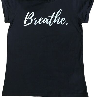 T-shirt bio Breathe noir