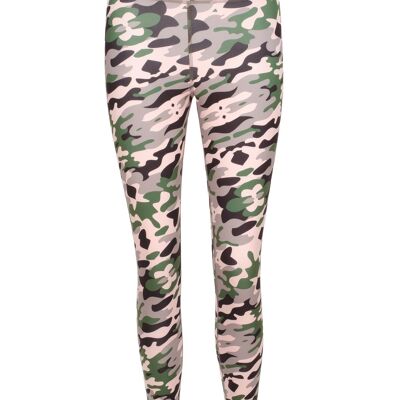 Camo Chameleon - Camo Print Eco Friendly Yoga Pants