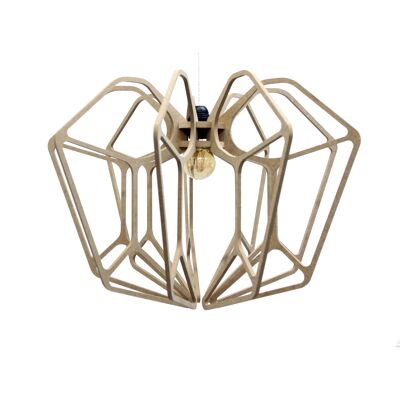 Lámpara colgante de diseño de madera D36cm DIAMOND