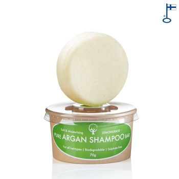 Barre de shampooing hydratant Pure Argan, 70 g