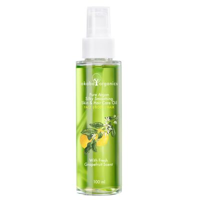 Pure Argan Oil with Fresh Grapefruit Scent, FACE BODY HAIR, 100 ml