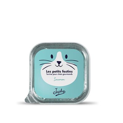 5x Natural Salmon Terrines for Cats