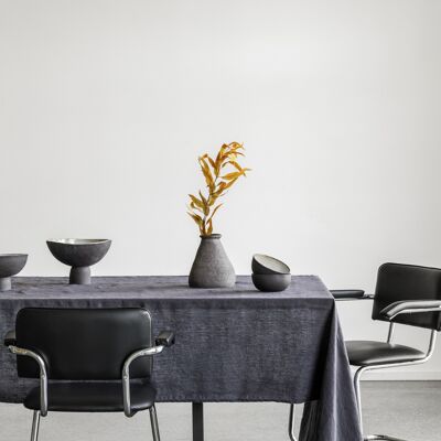 Linen Tablecloth Charcoal (330x145 cm)