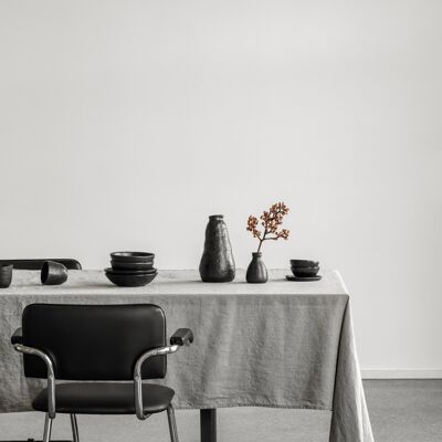 Linen Tablecloth Natural beige (330x145 cm)
