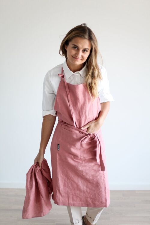 Apron / Pinky coral