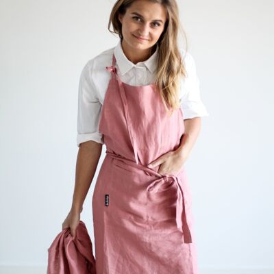 Apron / Pinky coral