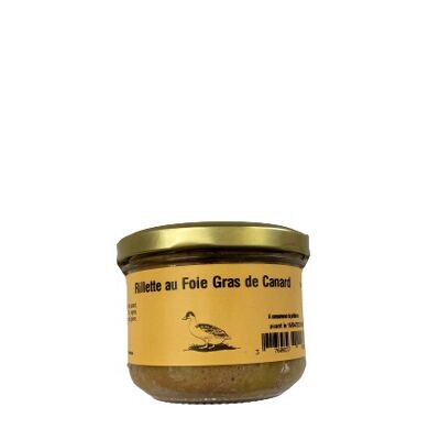 Rillettes au foie gras de canard 180g
