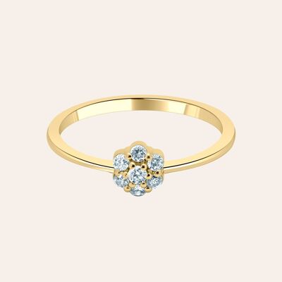 Darcy - Gold Plated Ring - Size 54