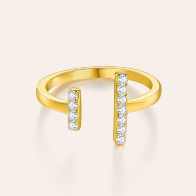 Lucy - Gold Plated Ring - Size 48