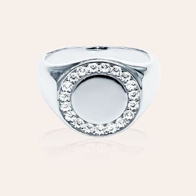 Mable - Silver Ring - Size 48