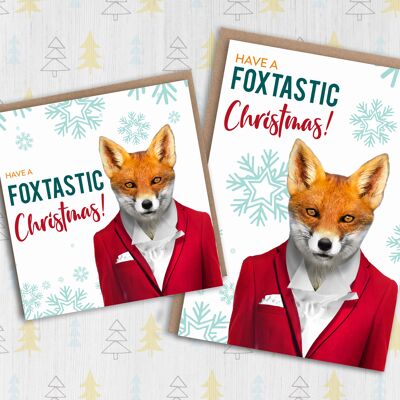 Fox Christmas, Weihnachtskarte: Foxtastic Christmas (Animalyser)