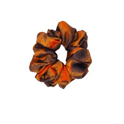 Scrunchies-Inu Mini Scrunchie in tie and die (Adire) mixed