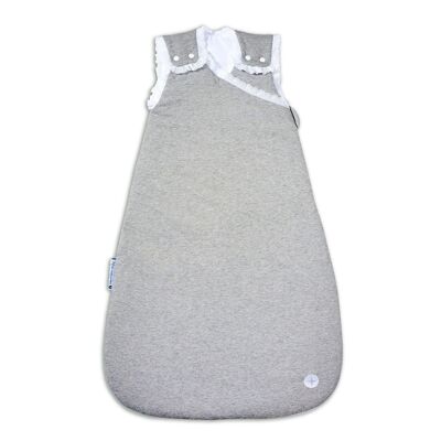 Baby Schlafsack Grau Spitze 110cm