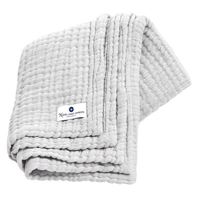 Coperta di mussola 4 in 1 grande grigio