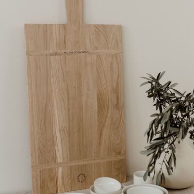 Wooden board made of oak All The Good Things 75cm