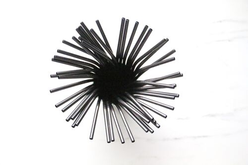Black Bent Drinking Straws - 50 pack