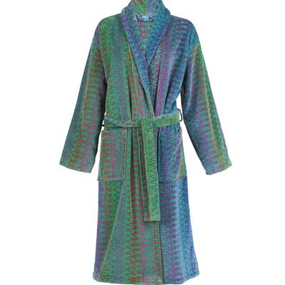 Green Ocean Magic Collar Bath Robe