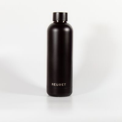 Botella de agua reutilizable - Negro