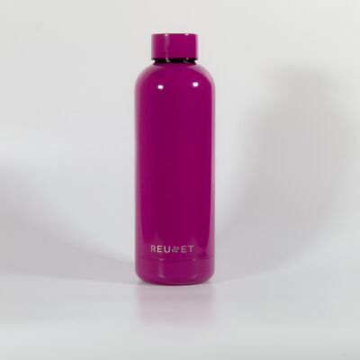 Botella de agua reutilizable - Púrpura