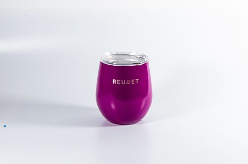 8oz Reusable Coffee Cup - Purple