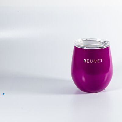 8oz Reusable Coffee Cup - Purple