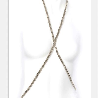 Körperkette Halskette Silber - LUX