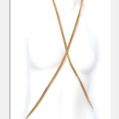 Body Chain Necklace Gold - LUX