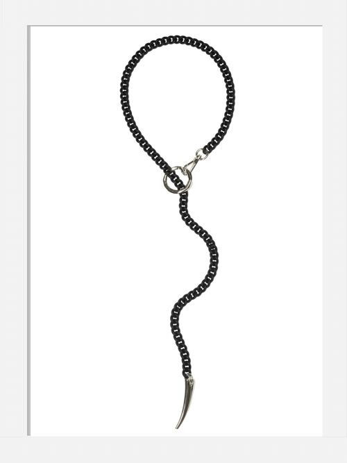 Men´s Black Chain Necklace - FORBIDDEN