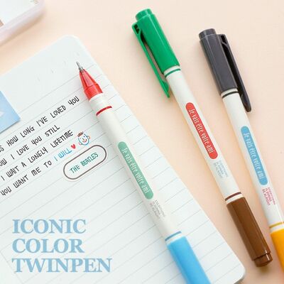 Iconic Colour Twin Pen